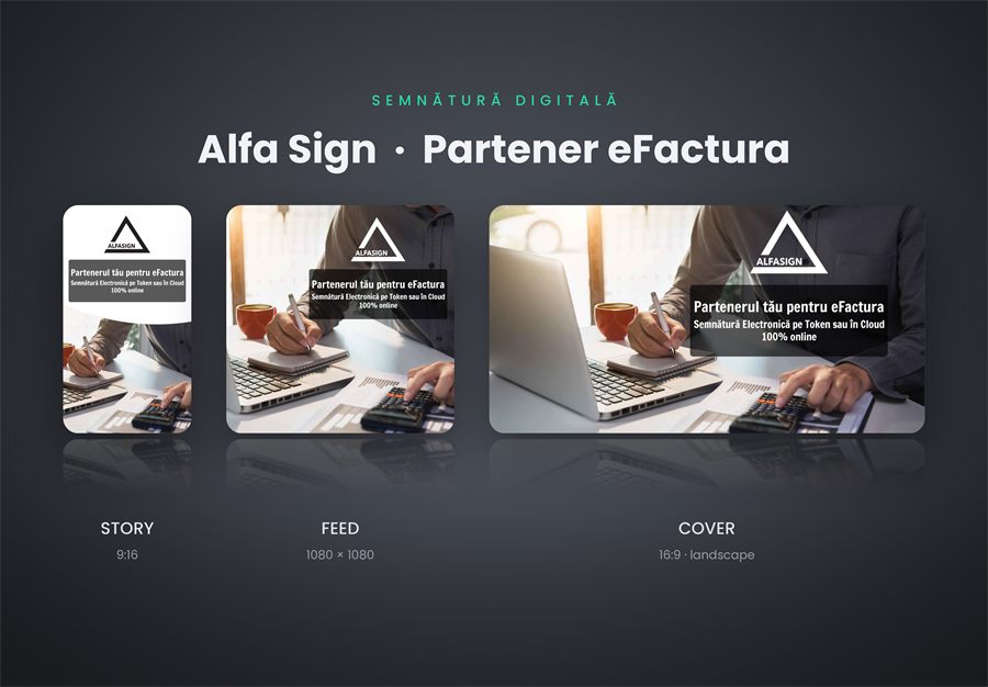 Design și branding pentru Alfa Sign