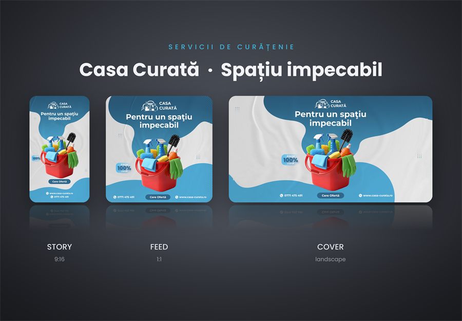Design și branding pentru Casa Curată