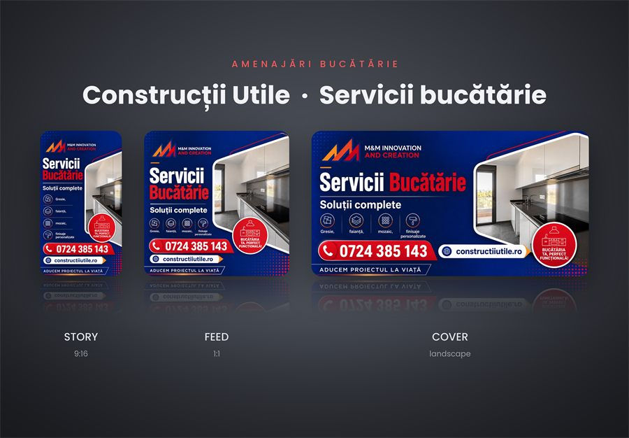 Design și branding pentru Construcții Utile