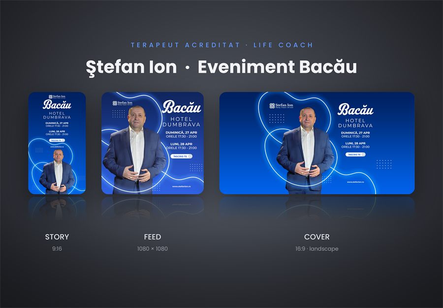 Design și branding pentru Ștefan Ion