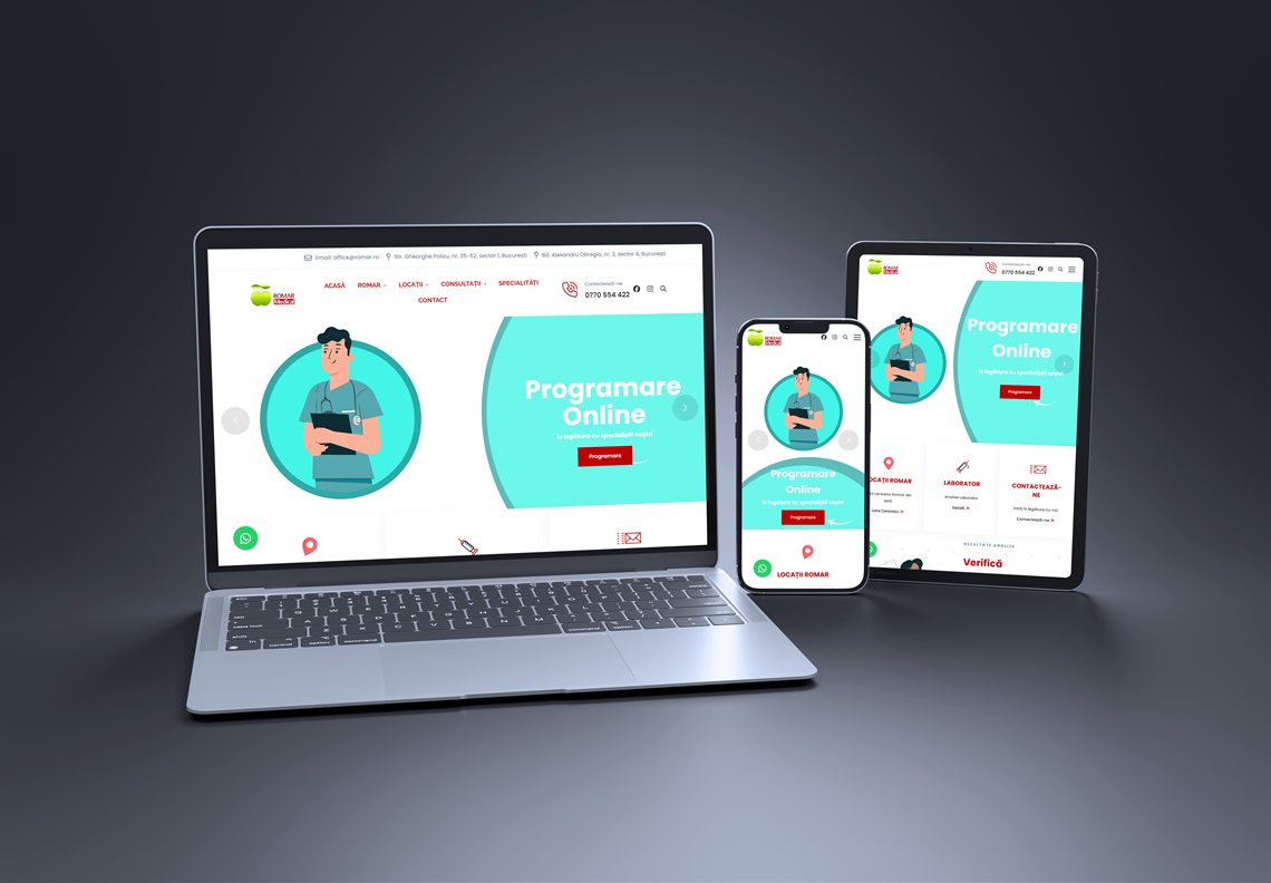 Proiect VMWeb: Romar Medical