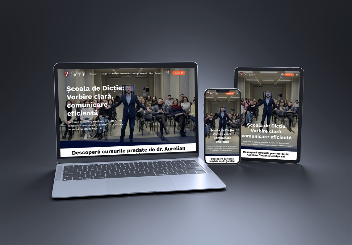 Proiect VMWeb: Școala de Dicție
